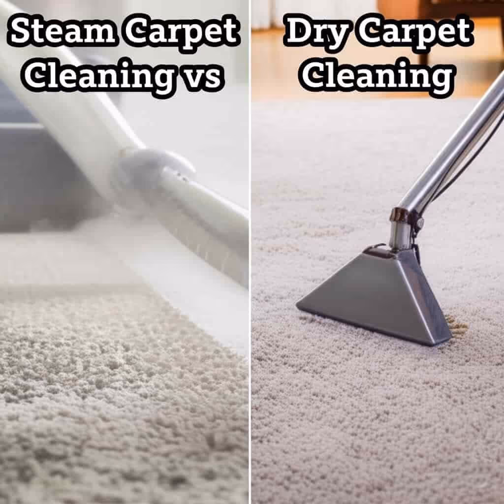 Steam Carpet Cleaning Vs Dry Carpet Cleaning