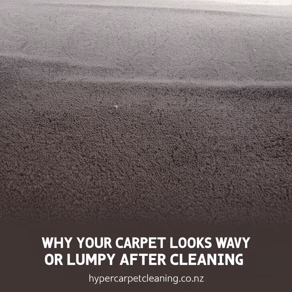 Why Your Carpet Looks Wavy Or Lumpy After Cleaning